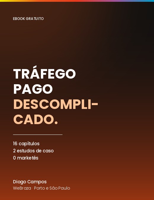 Capa do ebook Tráfego pago descomplicado